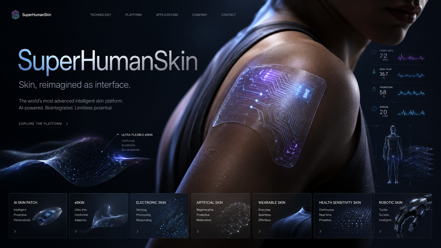 SuperHumanSkin intelligent-surface systems visual